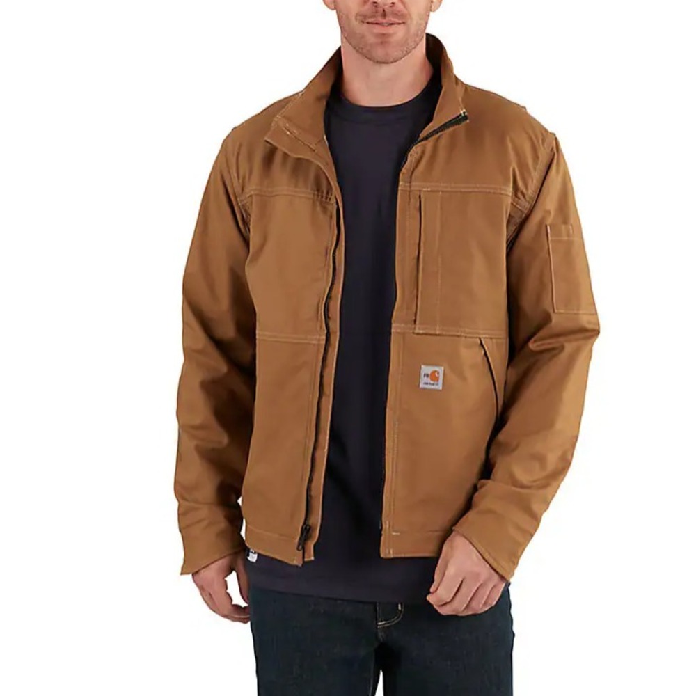 Men's Carhartt‎ 4XL FR JACKET FLAME RESISTANT Model No. 0J2179-FRM $244 BROWN